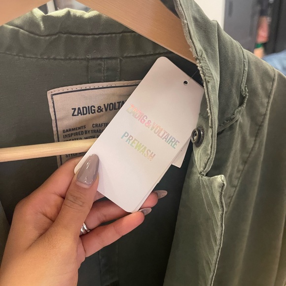 Zadig & Voltaire Virginia Grunge Military Jacket - Picture 5 of 7